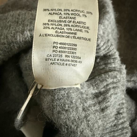 Aritzia Lorin Sweater Grey Size Small - Picture 7 of 9